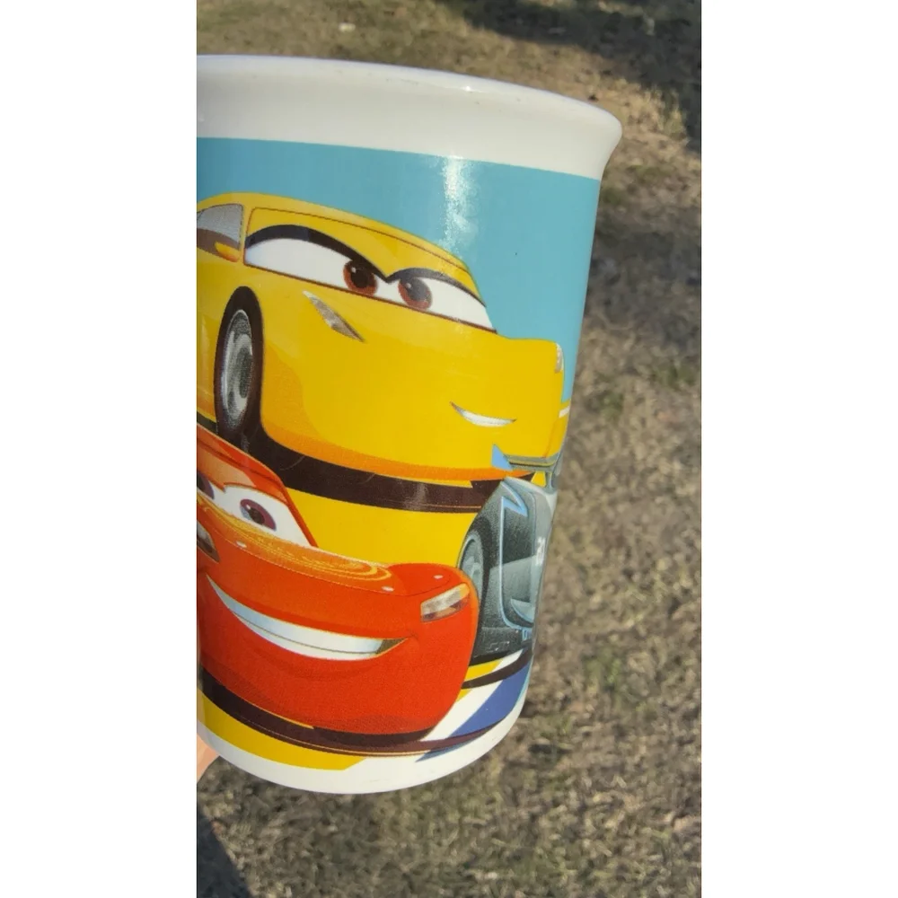 2017 Disney Pixar Cars Coffee Mug Cup Lightning McQueen Race Ready